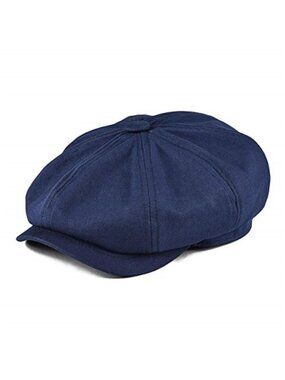 New Men's Newsboy Flat Cap 100% Cotton Gatsby Ivy Golf Cabbie Hat